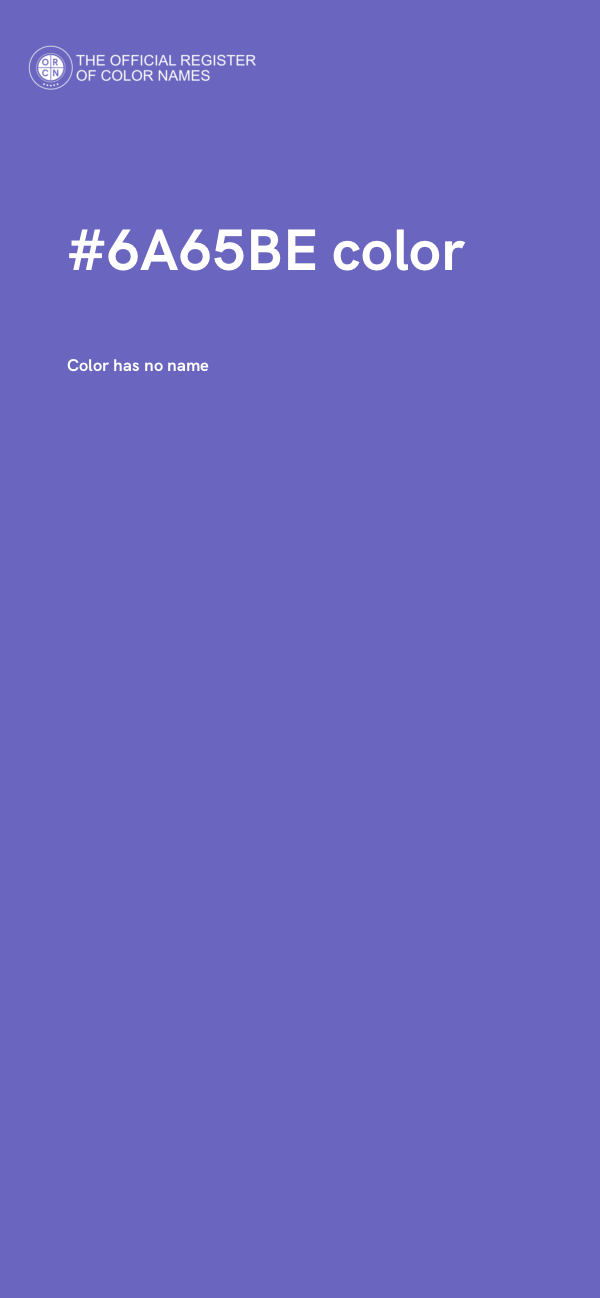 #6A65BE color image