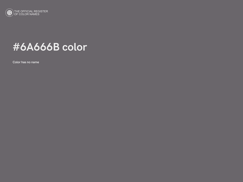 #6A666B color image