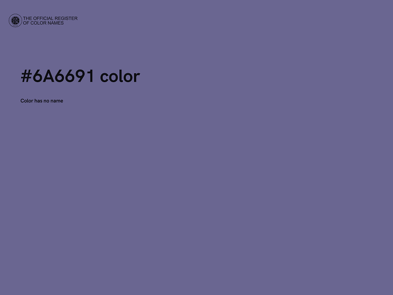 #6A6691 color image