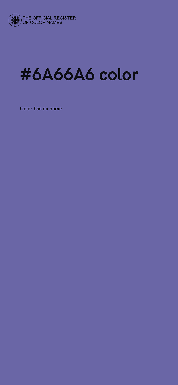 #6A66A6 color image