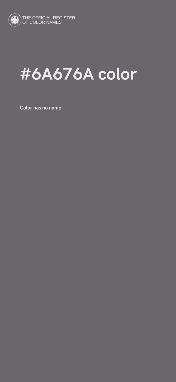 #6A676A color image