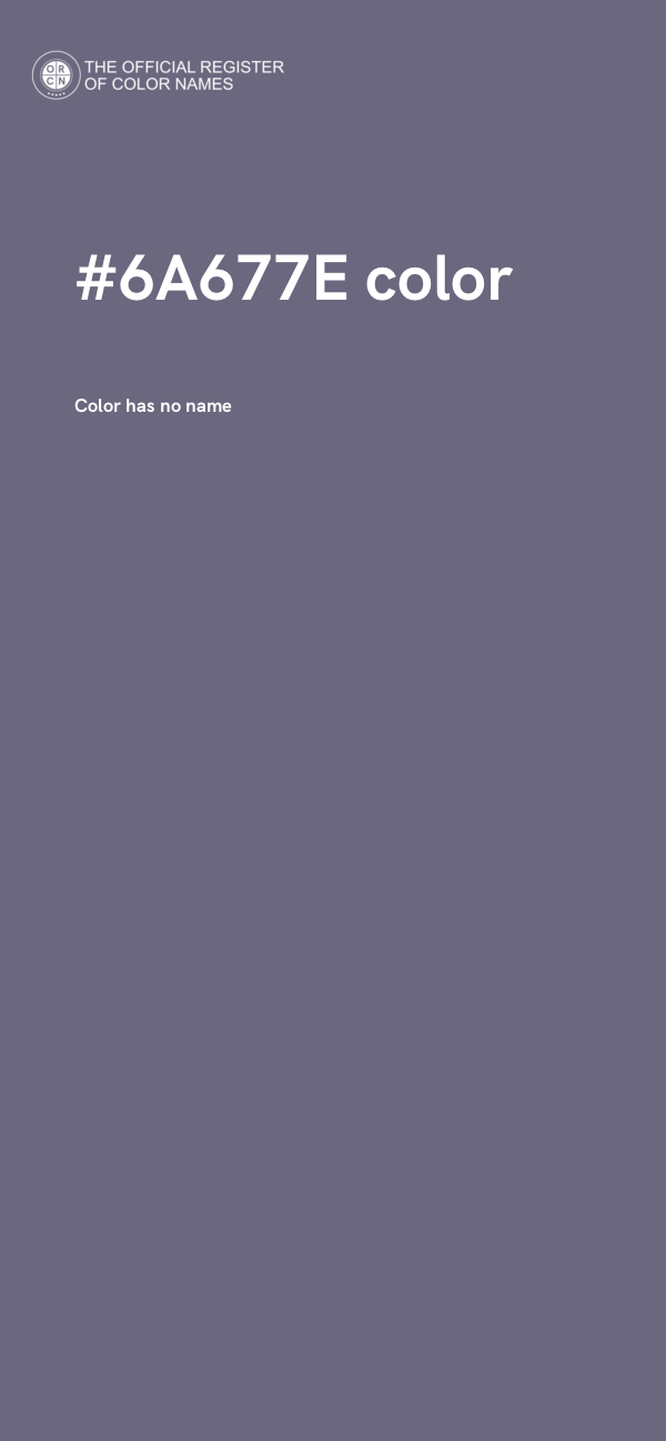 #6A677E color image