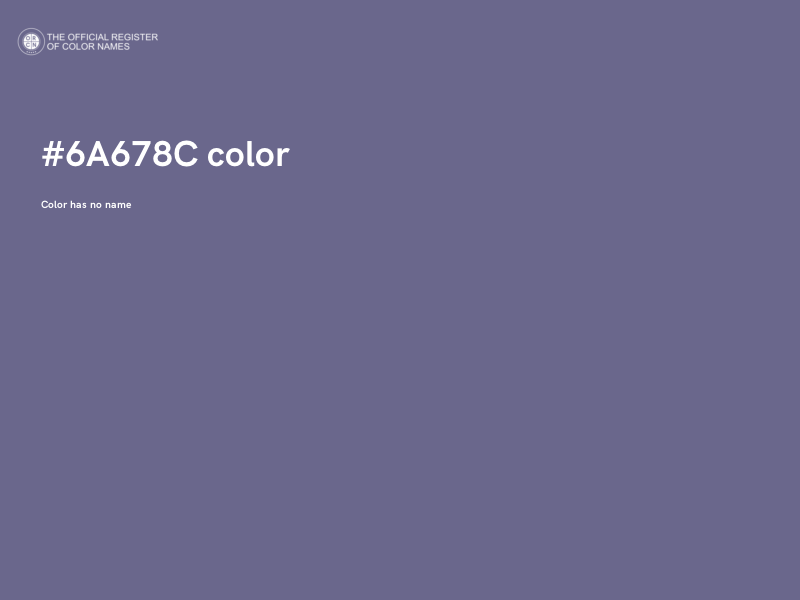 #6A678C color image