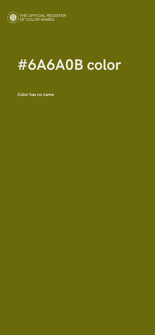#6A6A0B color image