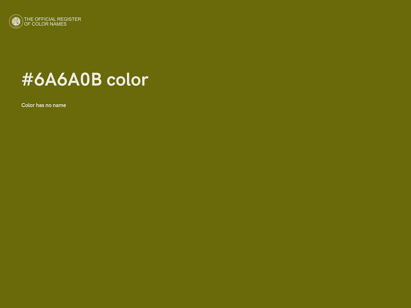 #6A6A0B color image