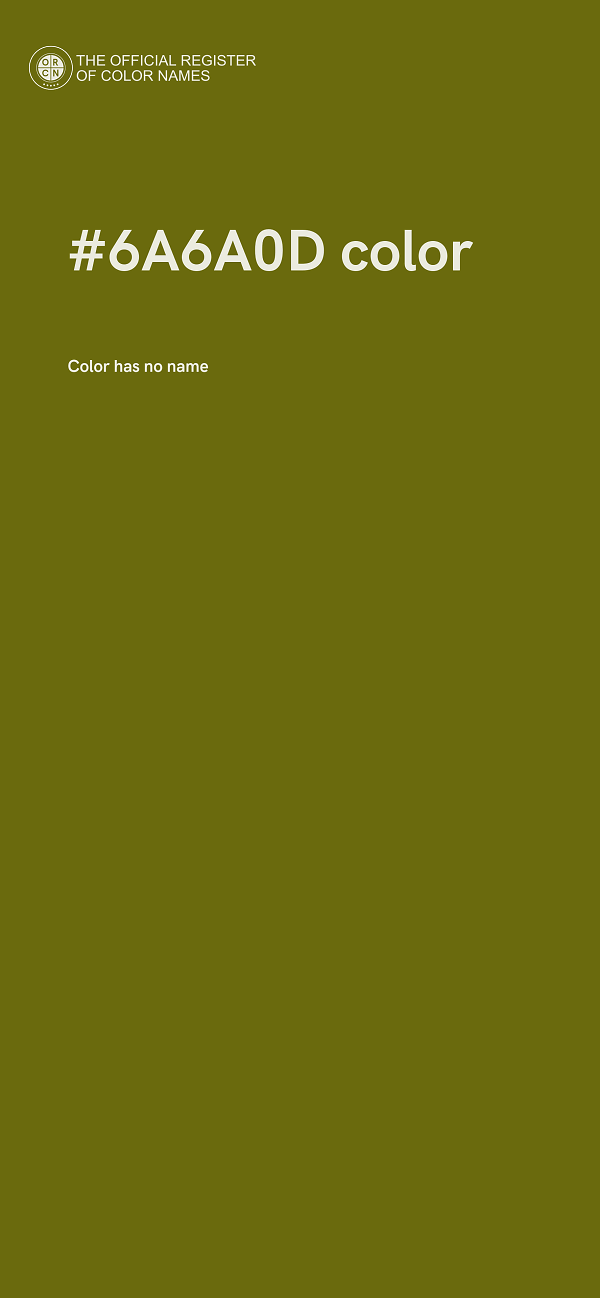 #6A6A0D color image
