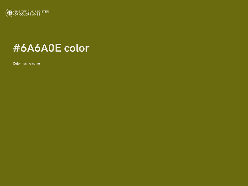 #6A6A0E color image