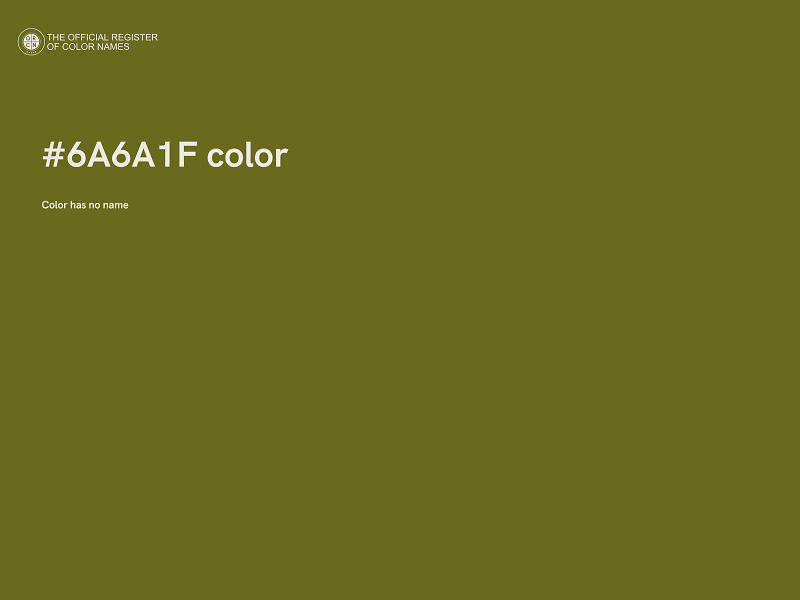 #6A6A1F color image