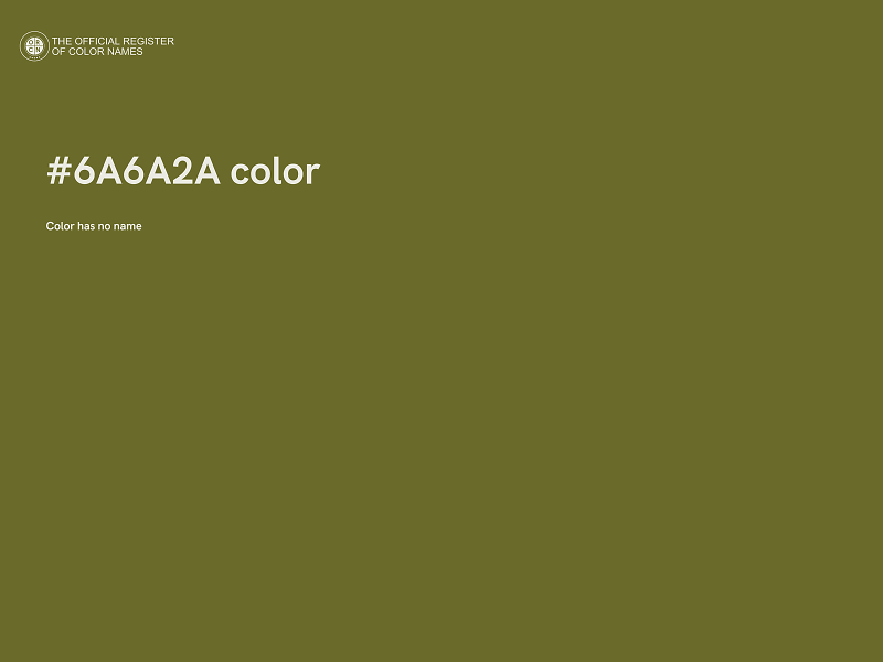 #6A6A2A color image