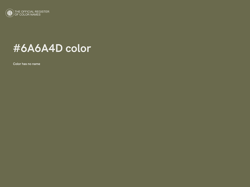 #6A6A4D color image