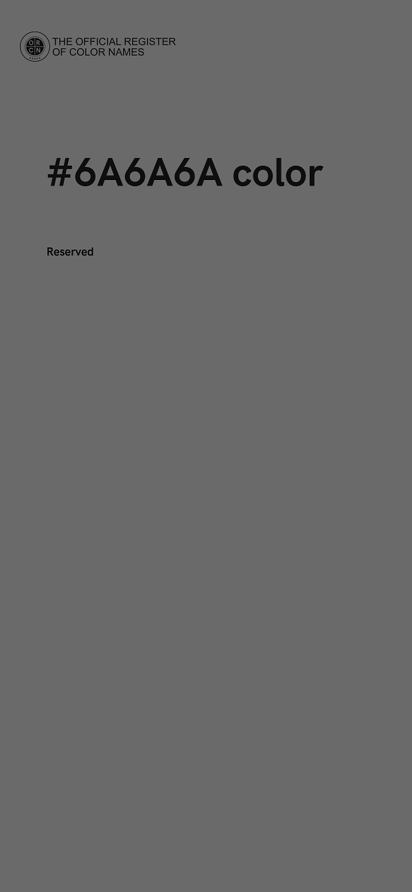 #6A6A6A color image