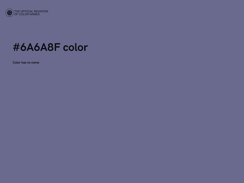 #6A6A8F color image