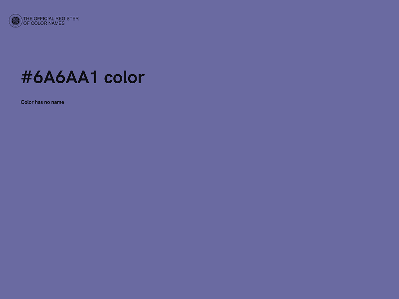 #6A6AA1 color image