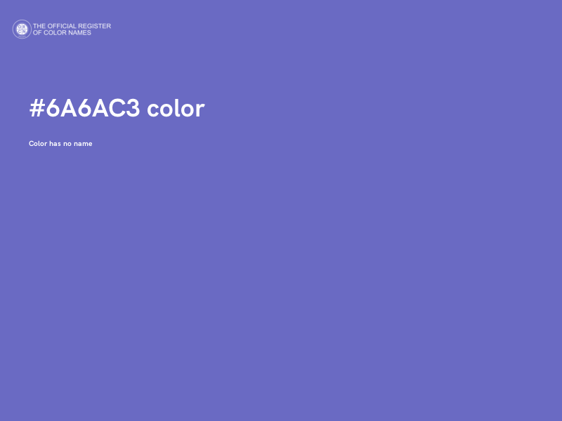 #6A6AC3 color image