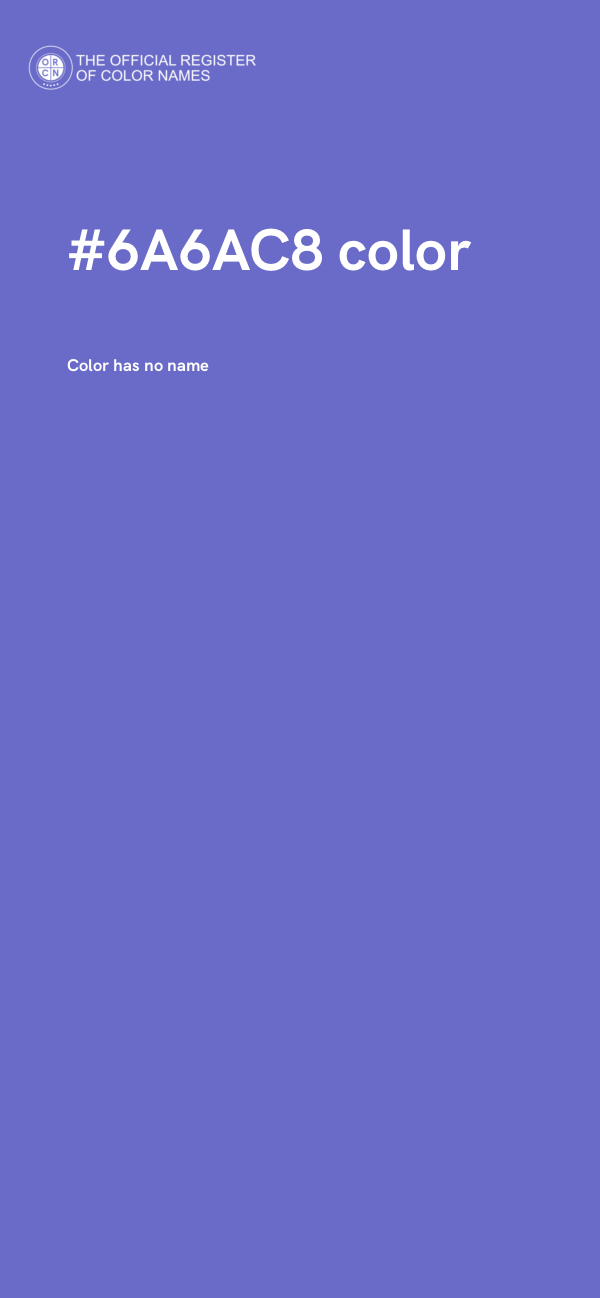 #6A6AC8 color image
