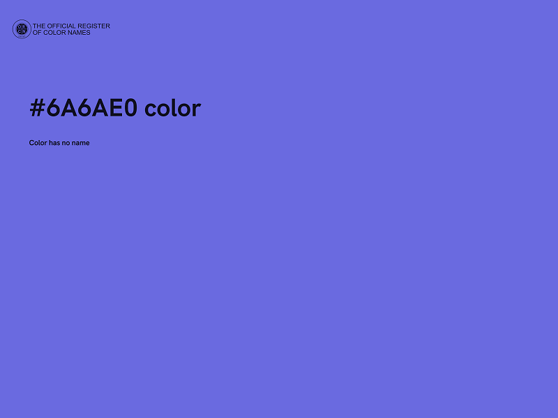 #6A6AE0 color image