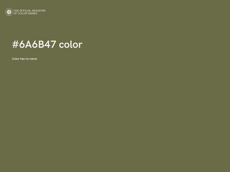 #6A6B47 color image