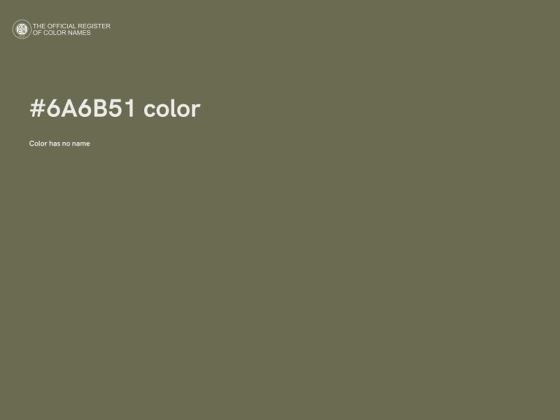 #6A6B51 color image