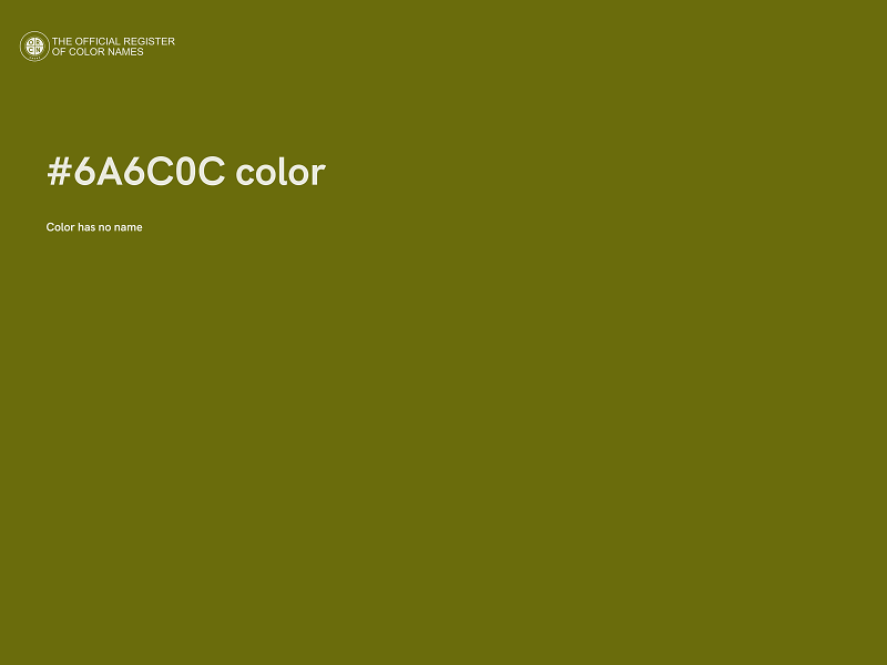 #6A6C0C color image