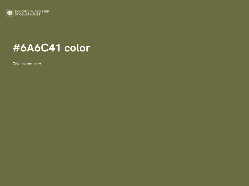 #6A6C41 color image