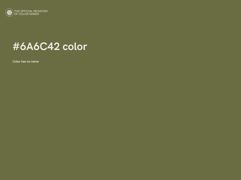 #6A6C42 color image