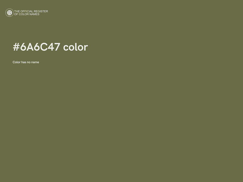 #6A6C47 color image