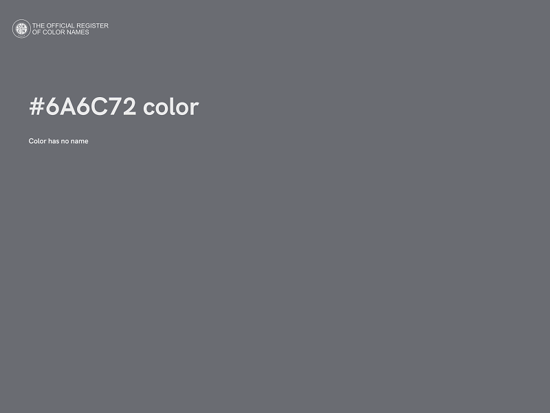 #6A6C72 color image