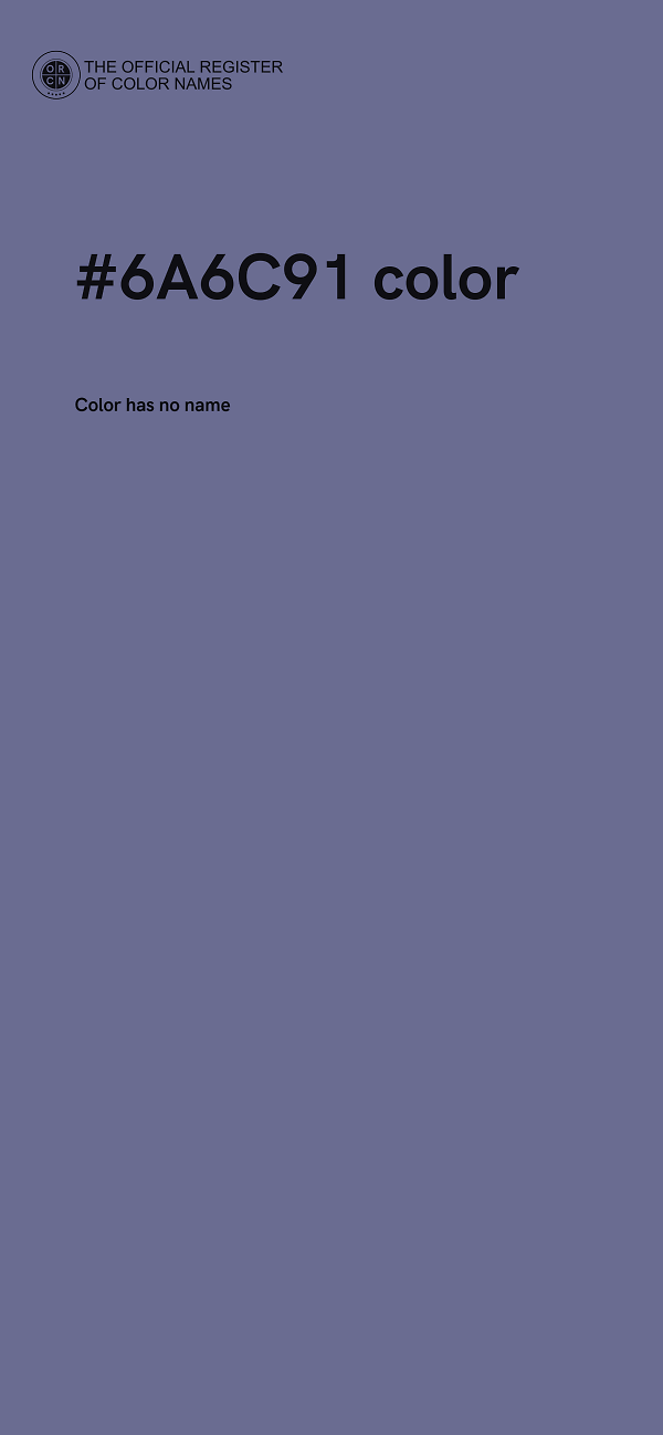 #6A6C91 color image