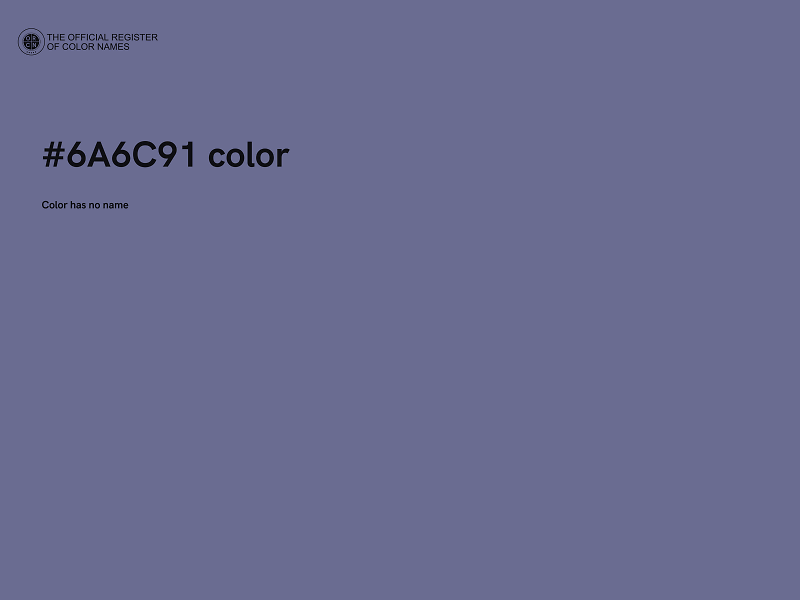#6A6C91 color image