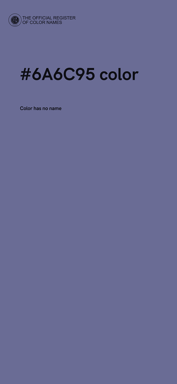 #6A6C95 color image