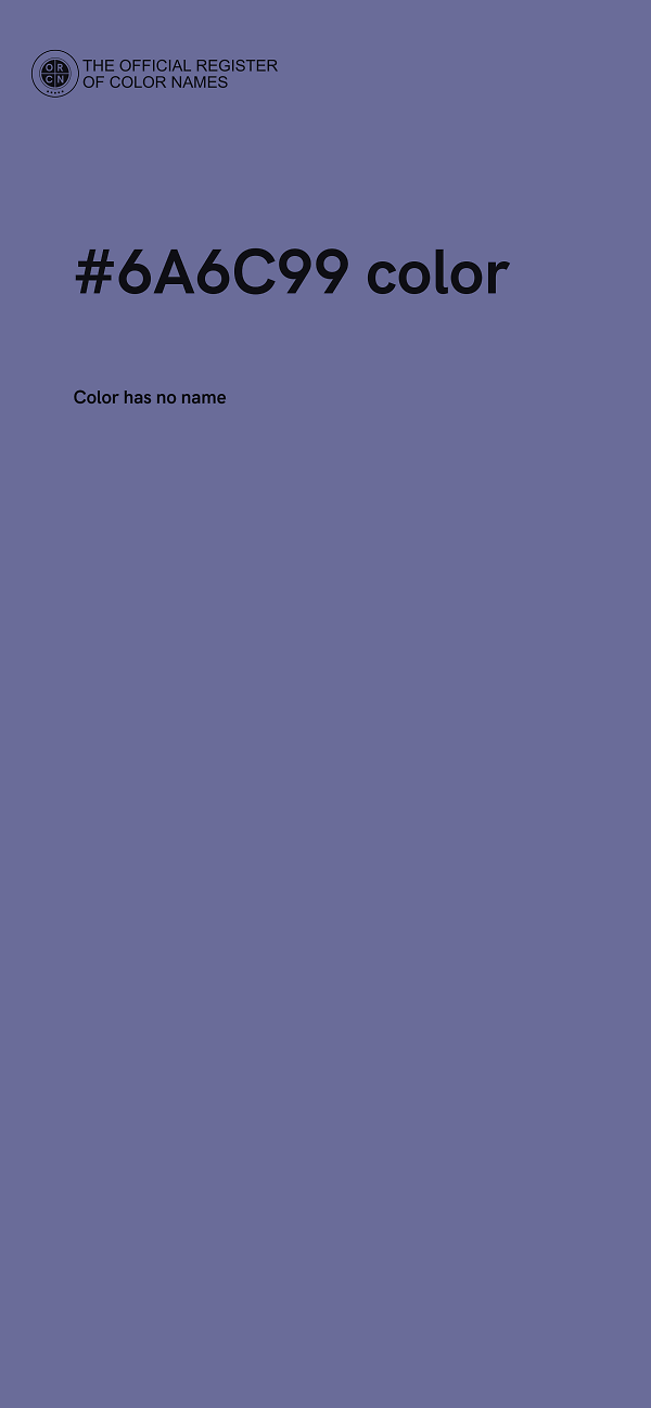 #6A6C99 color image