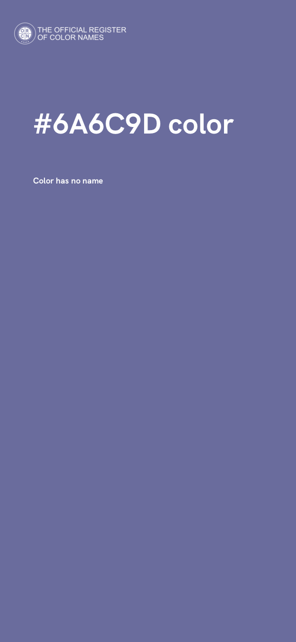 #6A6C9D color image