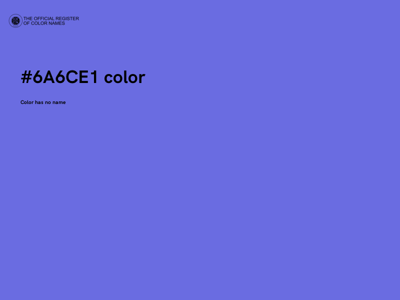 #6A6CE1 color image