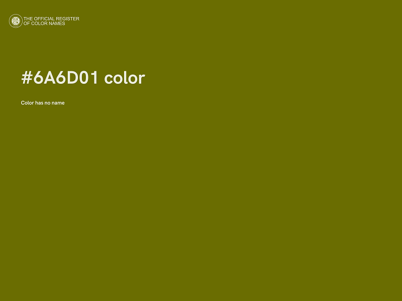 #6A6D01 color image