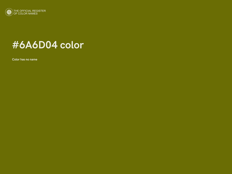 #6A6D04 color image