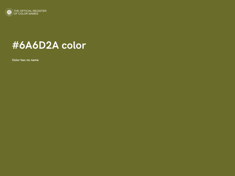 #6A6D2A color image