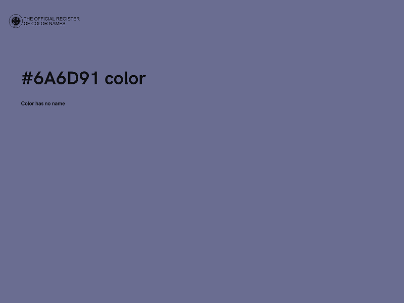 #6A6D91 color image