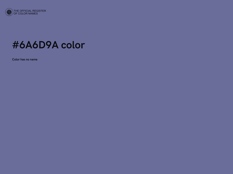 #6A6D9A color image