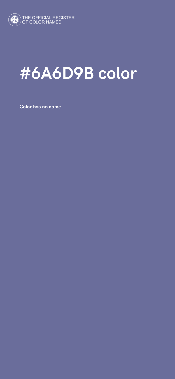 #6A6D9B color image