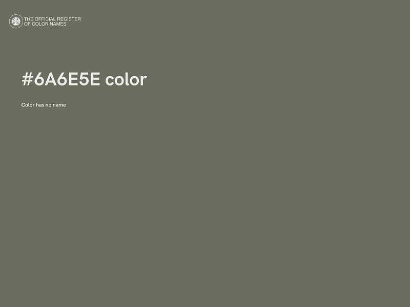 #6A6E5E color image