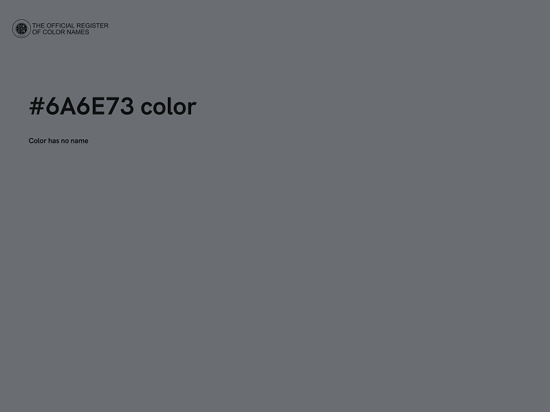 #6A6E73 color image