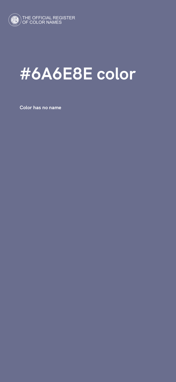 #6A6E8E color image