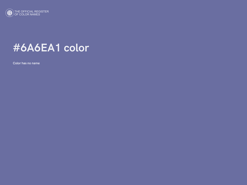 #6A6EA1 color image
