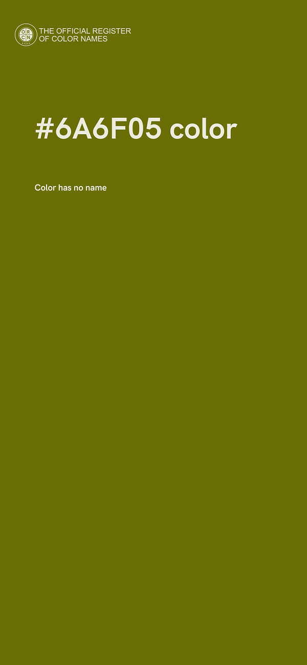 #6A6F05 color image