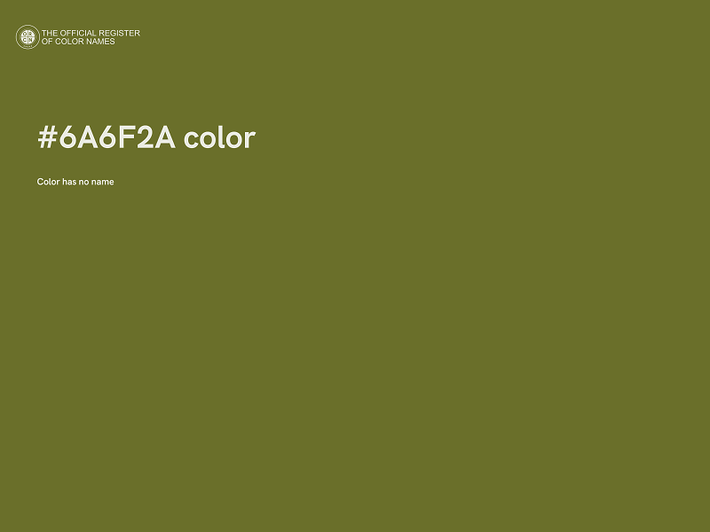 #6A6F2A color image
