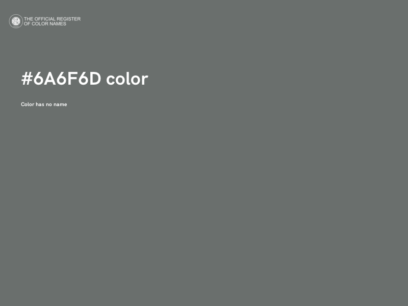 #6A6F6D color image
