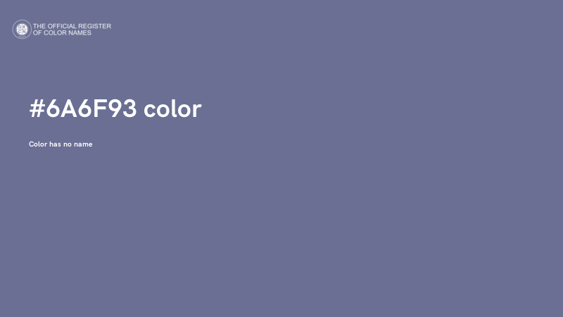 #6A6F93 color image