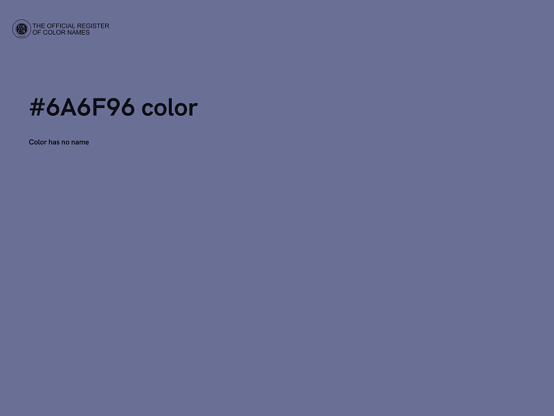 #6A6F96 color image