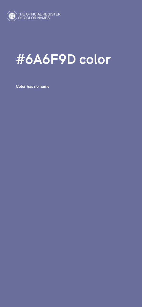 #6A6F9D color image