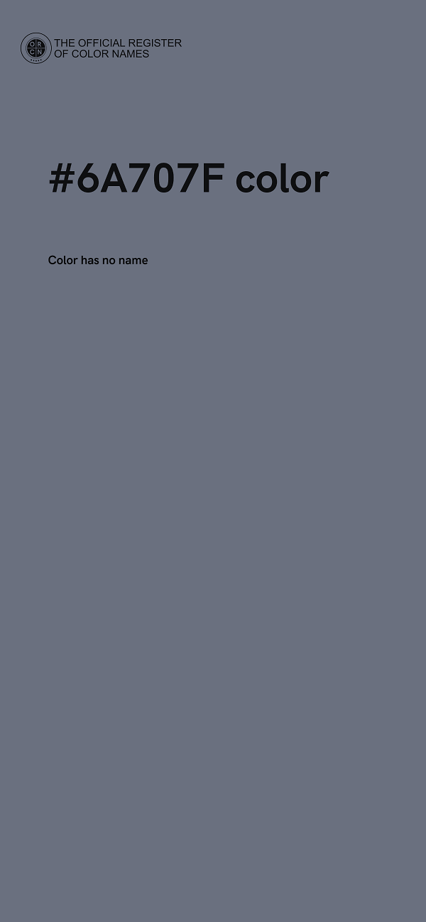 #6A707F color image